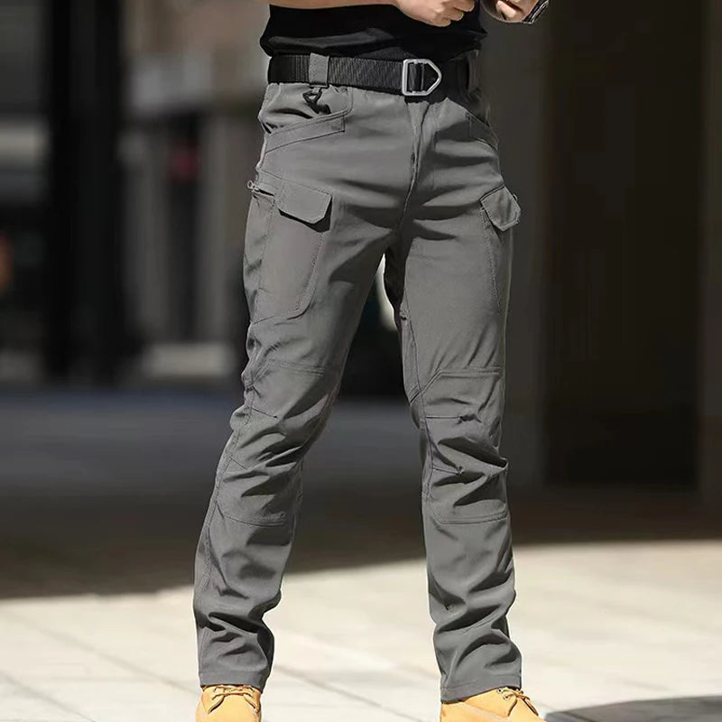 Men's Quick Dry Tactical Hiking Pants Oversized x7-gray l65-75kgs by HitMyNeed