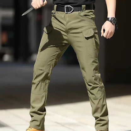 Men's Quick Dry Tactical Hiking Pants Oversized x7-green xxxl95-105kgs by HitMyNeed
