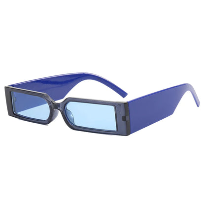 Men's Rectangle Black Vintage Hip Hop Sunglasses UV400 bj5276-c6 by HitMyNeed