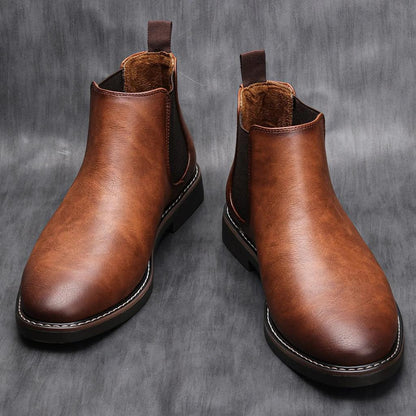 Men's Retro Chelsea Boots - Comfortable & Stylish by HitMyNeed