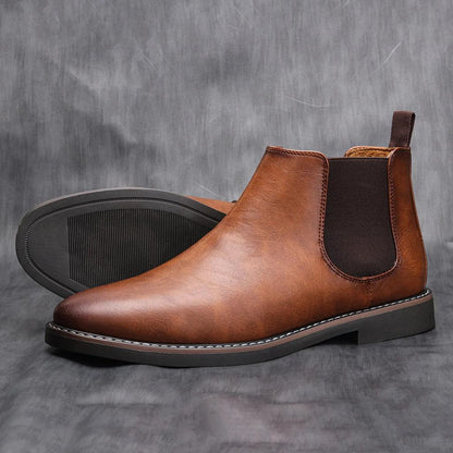 Men's Retro Chelsea Boots - Comfortable & Stylish by HitMyNeed