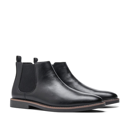 Men's Retro Chelsea Boots - Comfortable & Stylish black-5232 41.0 by HitMyNeed