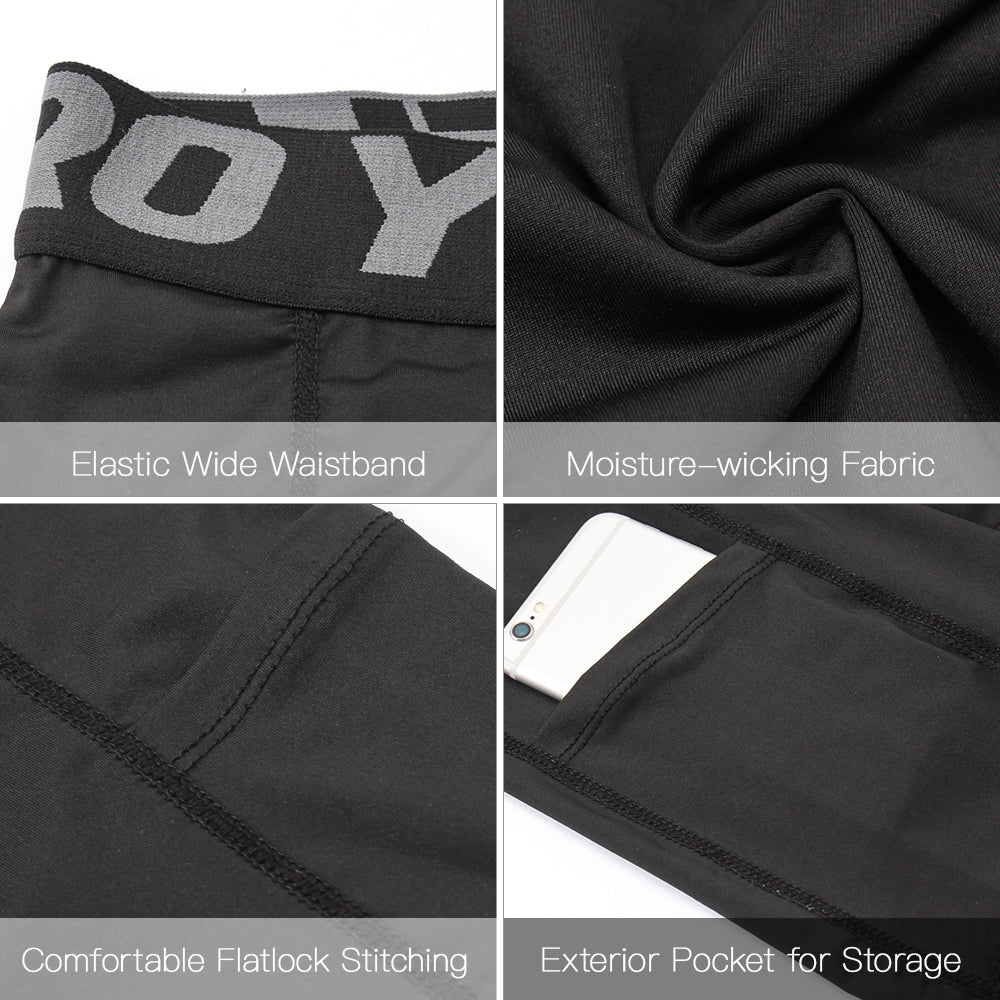 Men's Running Shorts 3-Pack with Side Pockets by HitMyNeed