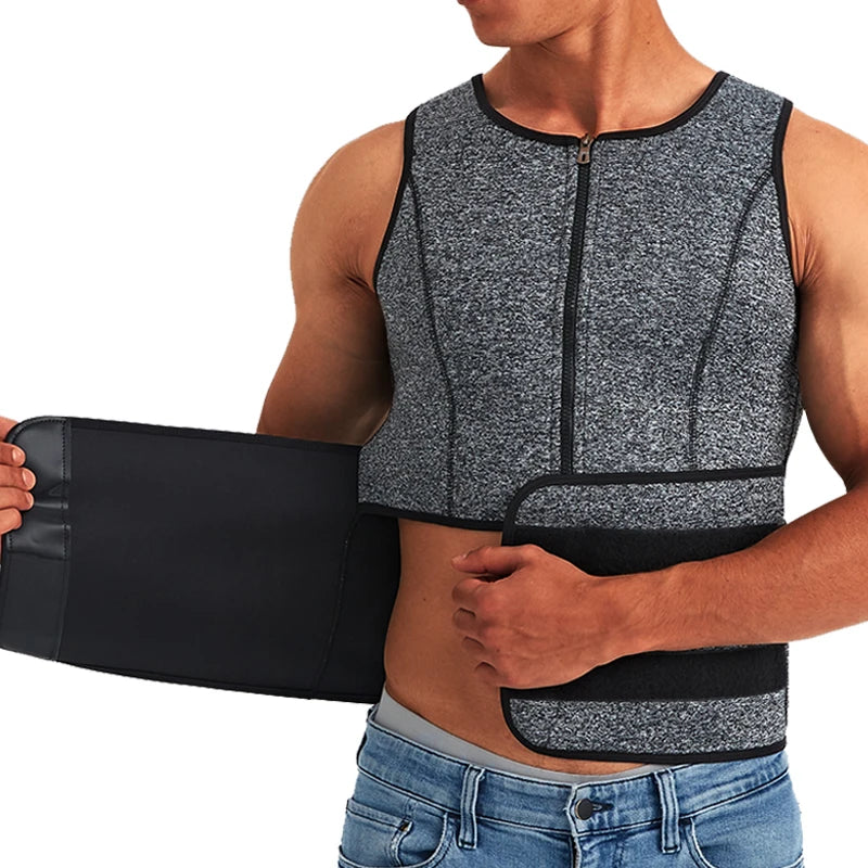 Men's Sauna Vest Body Shaper Waist Trainer by HitMyNeed