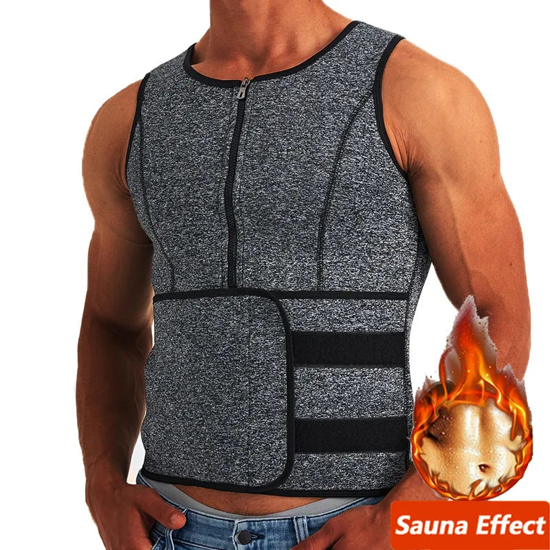 Men's Sauna Vest Body Shaper Waist Trainer by HitMyNeed
