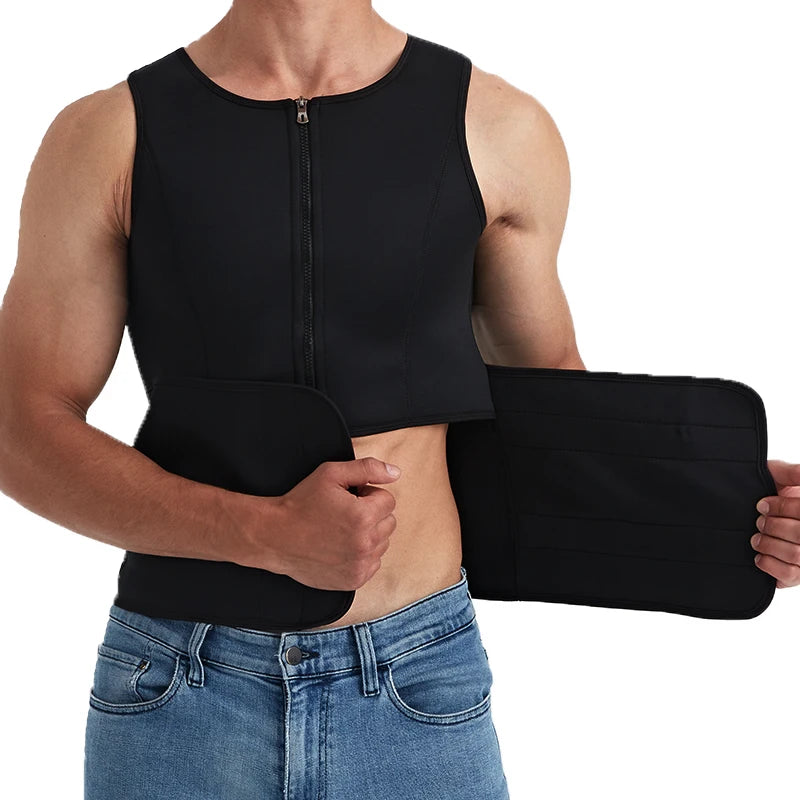 Men's Sauna Vest Body Shaper Waist Trainer by HitMyNeed