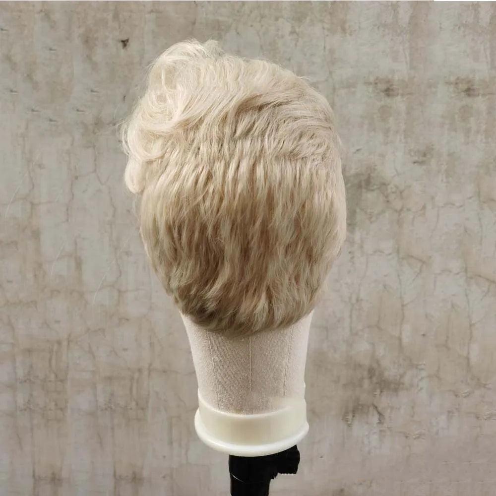 Men's Short Synthetic Ombre Blonde Pixie Wig by HitMyNeed