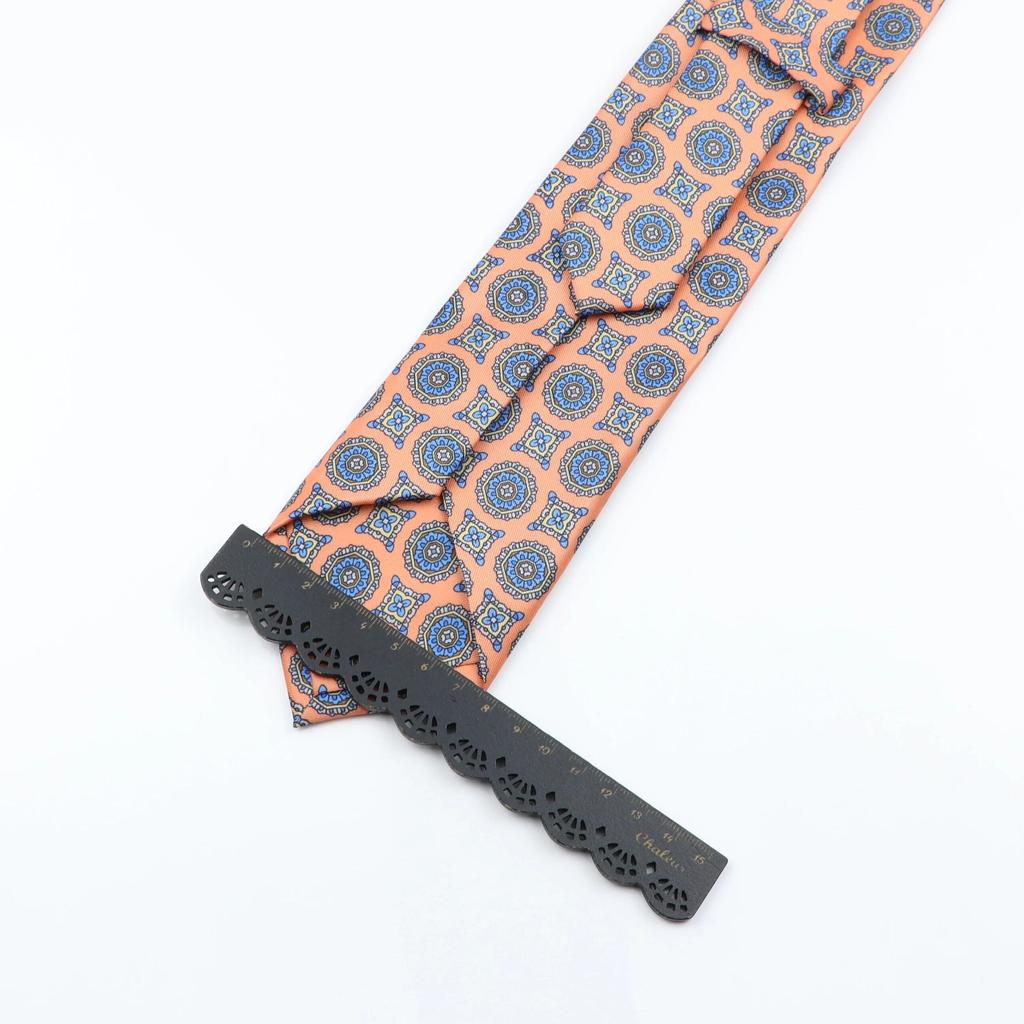 Men's Silk Tie 7.5cm - Dotted Floral Wedding & Business by HitMyNeed