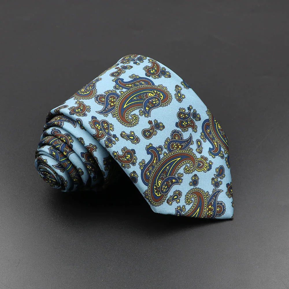 Men's Silk Tie 7.5cm - Dotted Floral Wedding & Business 7.0 by HitMyNeed