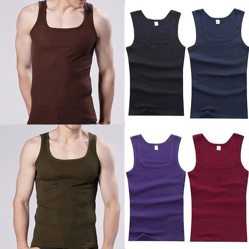 Men's Sleeveless Tank Top for Training and Leisure by HitMyNeed