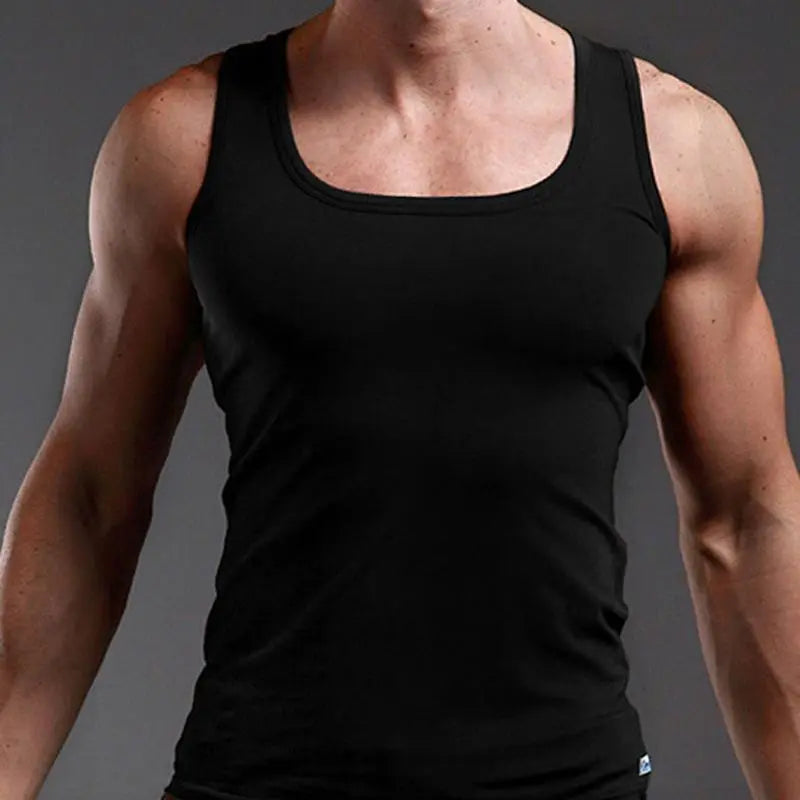 Men's Sleeveless Tank Top for Training and Leisure by HitMyNeed