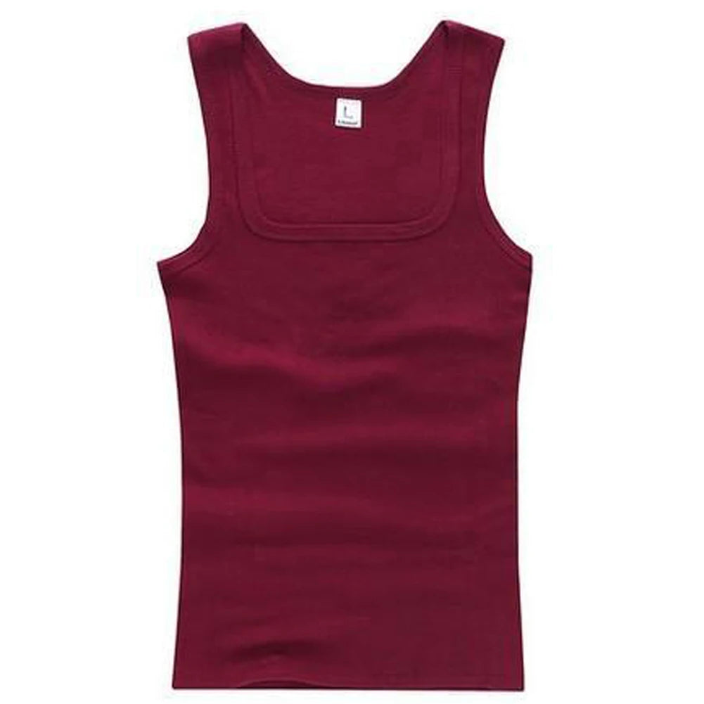 Men's Sleeveless Tank Top for Training and Leisure burgundy xxl by HitMyNeed