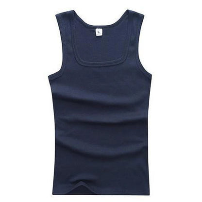 Men's Sleeveless Tank Top for Training and Leisure navy-blue xxl by HitMyNeed