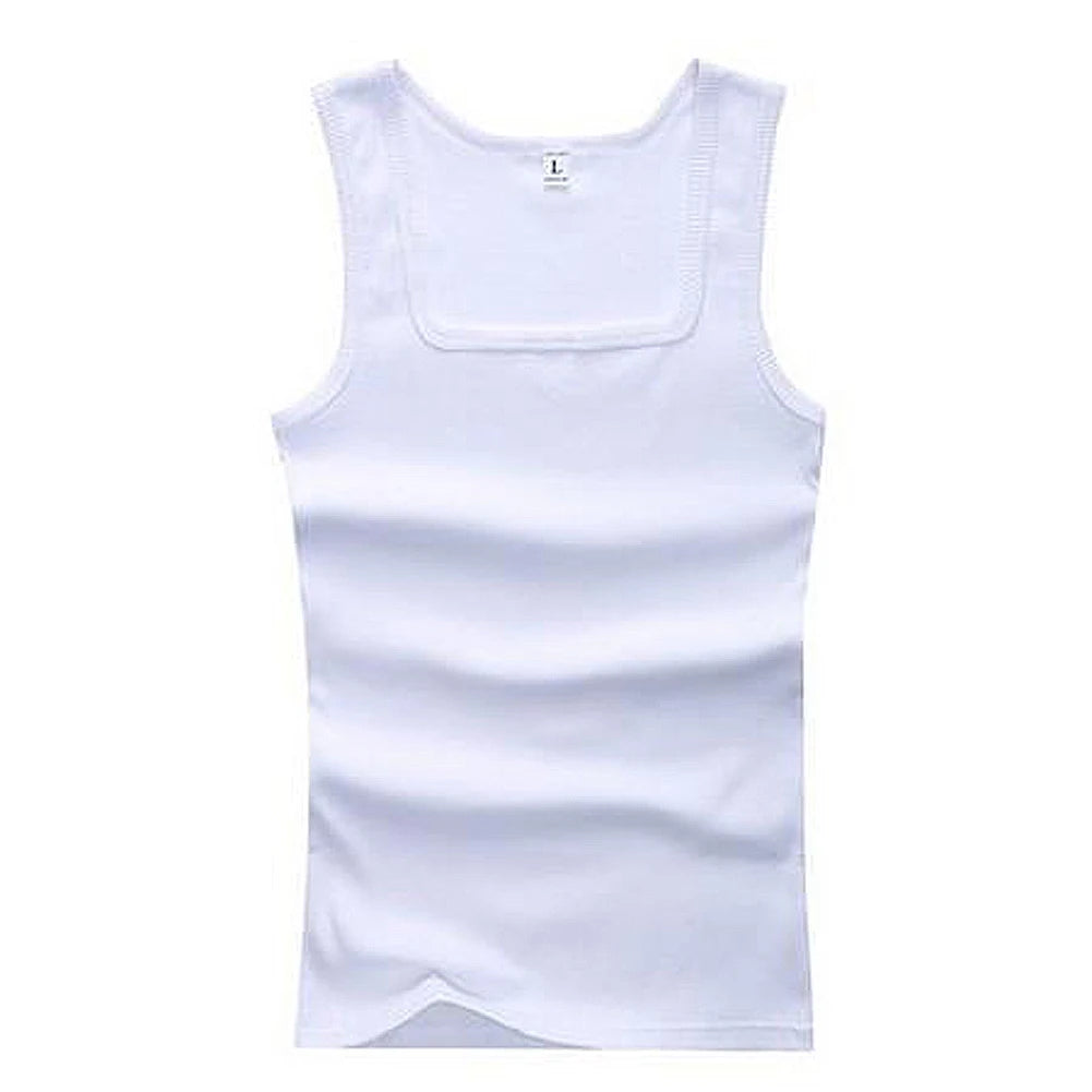 Men's Sleeveless Tank Top for Training and Leisure white xxl by HitMyNeed