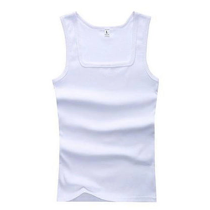 Men's Sleeveless Tank Top for Training and Leisure white xxl by HitMyNeed