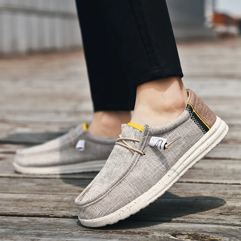 Men's Slip-On Canvas Shoes for Everyday Wear by HitMyNeed