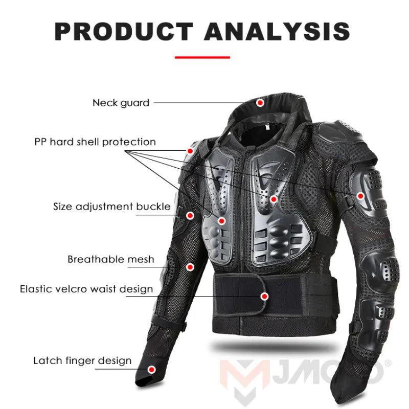 Men's Summer Motocross Full Body Armor Jacket by HitMyNeed