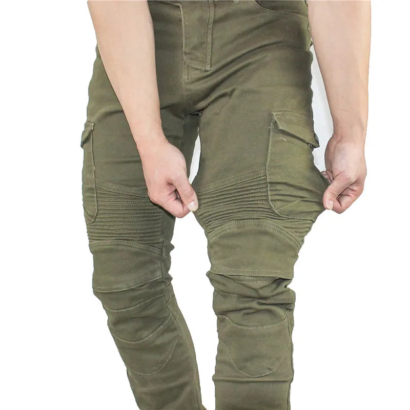 Men's Summer Motorcycle Riding Jeans by HitMyNeed