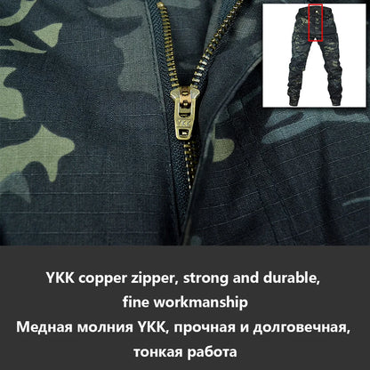 Men's Tactical Camouflage Ripstop Cargo Joggers by HitMyNeed