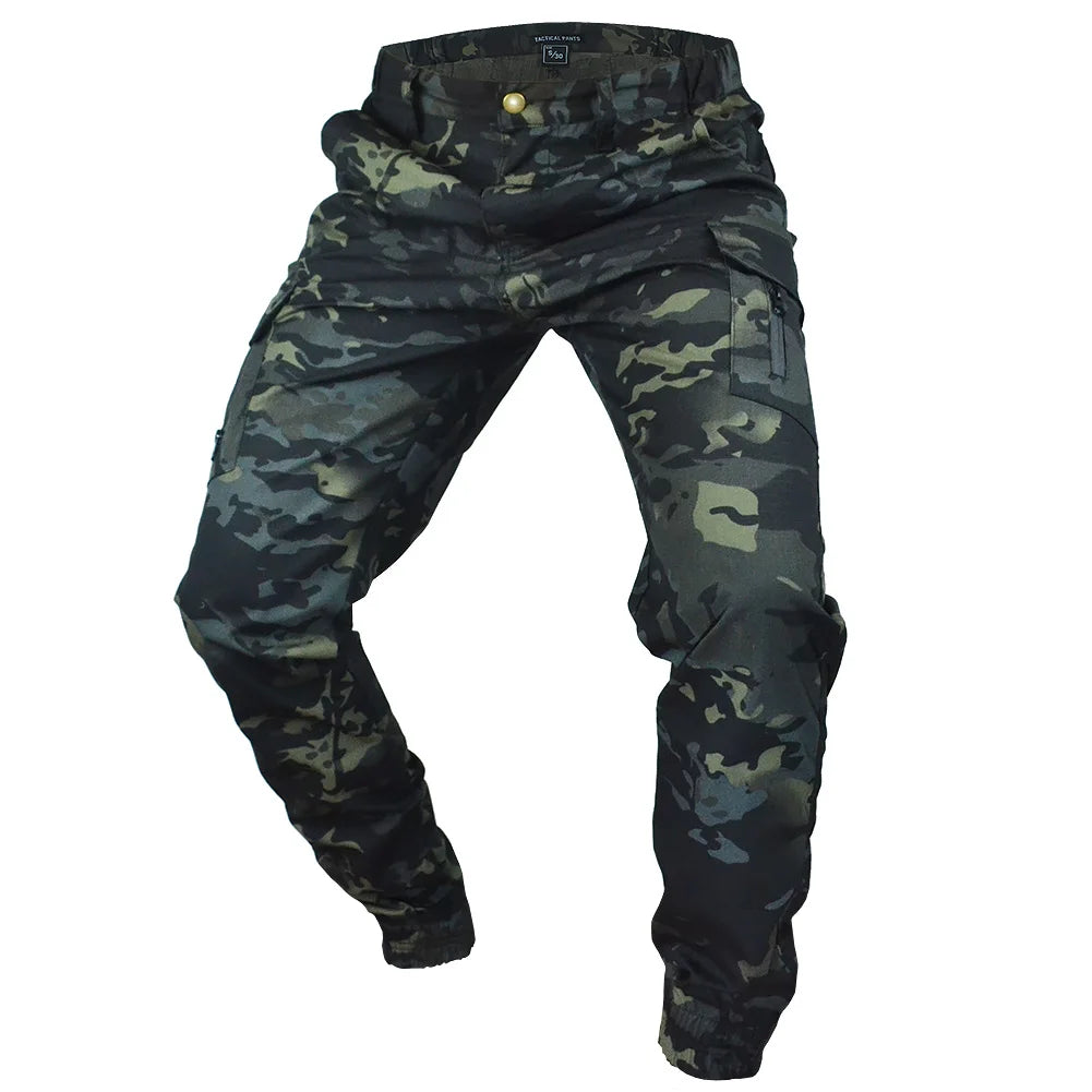 Men's Tactical Camouflage Ripstop Cargo Joggers by HitMyNeed