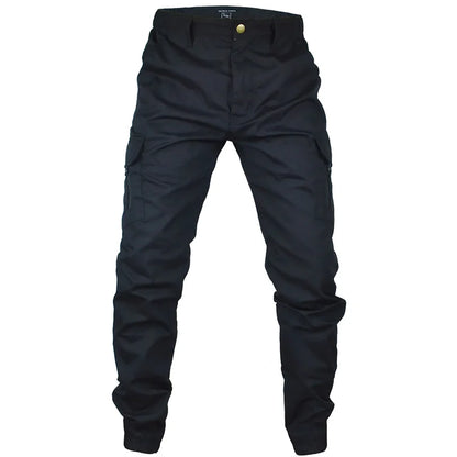 Men's Tactical Camouflage Ripstop Cargo Joggers bk 34-l70-80kg by HitMyNeed