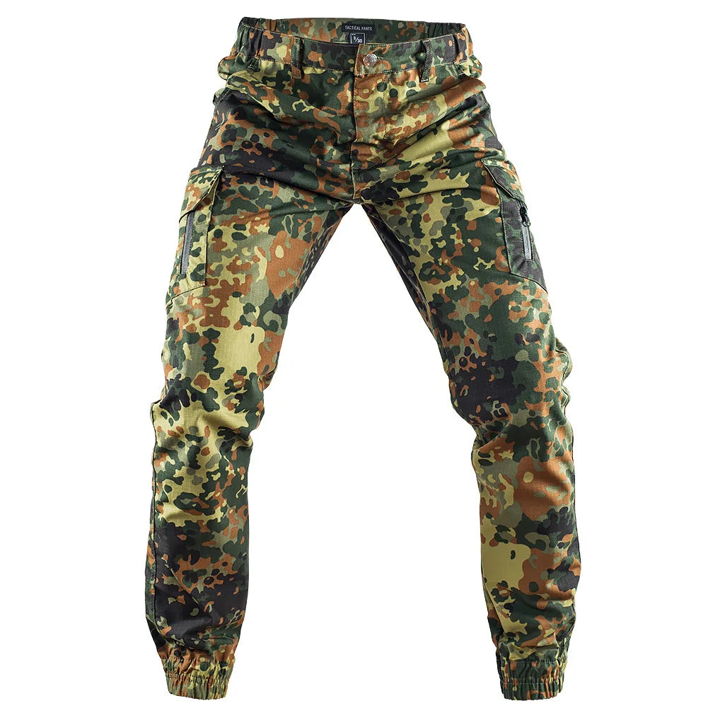Men's Tactical Camouflage Ripstop Cargo Joggers db 38-xxl90-100kg by HitMyNeed
