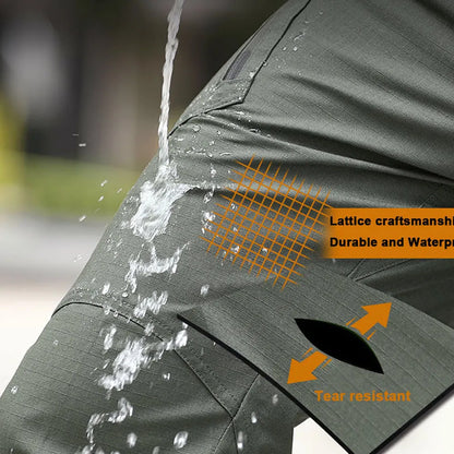 Men's Tactical Cargo Jogger Pants with Multi Pockets by HitMyNeed