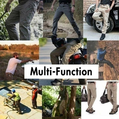 Men's Tactical Cargo Jogger Pants with Multi Pockets by HitMyNeed