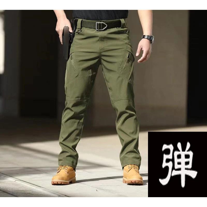 Men's Tactical Elastic Cargo Pants for Outdoor Use by HitMyNeed