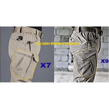 Men's Tactical Elastic Cargo Pants for Outdoor Use by HitMyNeed
