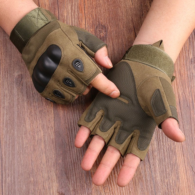 Men's Tactical Full Finger Outdoor Sports Gloves by HitMyNeed