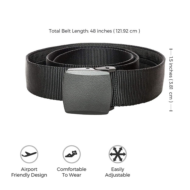 Men's Tactical Nylon Belt with Automatic Buckle by HitMyNeed