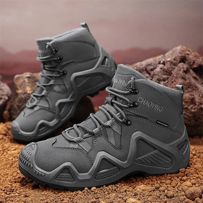 Men's Tactical Waterproof Boots with Straps by HitMyNeed