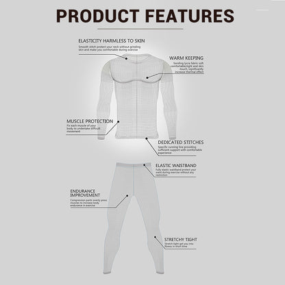 Men's Thermal Motorcycle Base Layer Set by HitMyNeed
