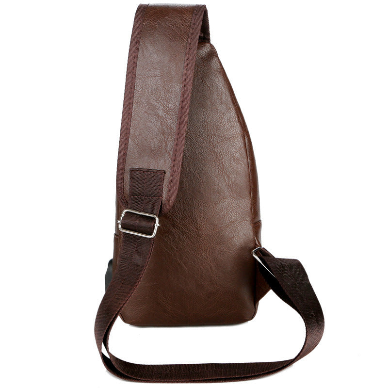 Men's USB Charging Anti-Theft Chest Sling Bag by HitMyNeed