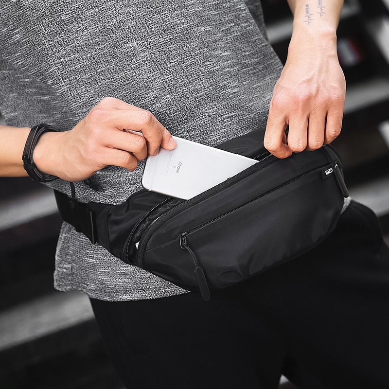 Men's Waist Bag Fanny Pack with Adjustable Strap by HitMyNeed