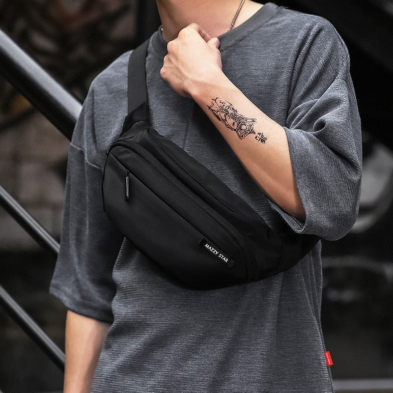 Men's Waist Bag Fanny Pack with Adjustable Strap by HitMyNeed