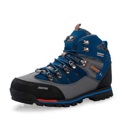 Men's Waterproof Hiking Shoes for Mountain Trails blue 44 by HitMyNeed