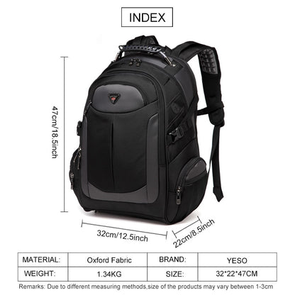 Men's Waterproof Weekend Travel Backpack | Large Laptop & Gadget Organizer by HitMyNeed