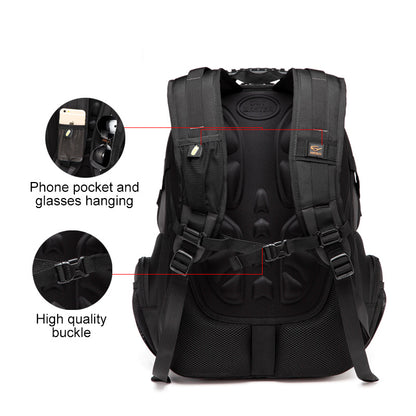 Men's Waterproof Weekend Travel Backpack | Large Laptop & Gadget Organizer by HitMyNeed