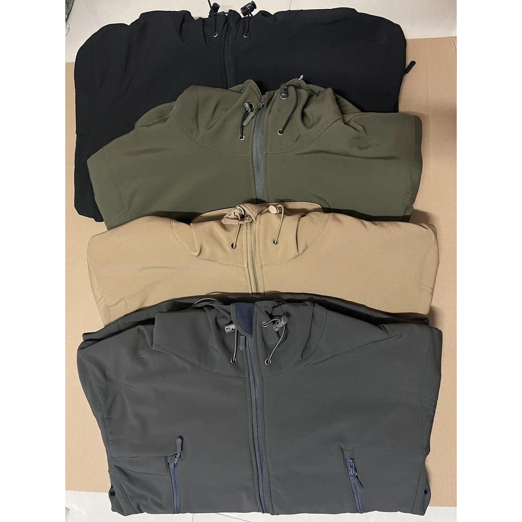 Men's Winter Softshell Tactical Jacket & Pants Set green-pant l-65-75kgs by HitMyNeed