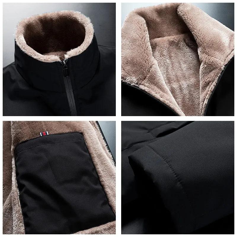 Men's Winter Windproof Fleece Jacket by HitMyNeed