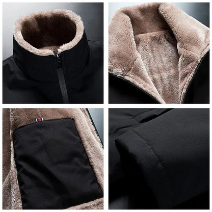 Men's Winter Windproof Fleece Jacket by HitMyNeed