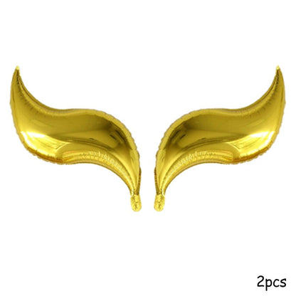 Mermaid Tail Foil Balloons (Set of 2) 2pcs-gold 24inch by HitMyNeed