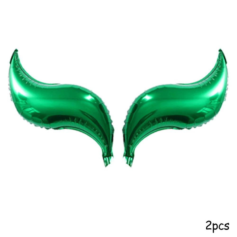 Mermaid Tail Foil Balloons (Set of 2) 2pcs-green 24inch by HitMyNeed