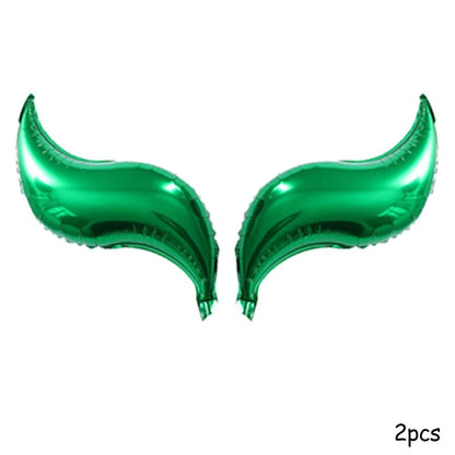 Mermaid Tail Foil Balloons (Set of 2) 2pcs-green 24inch by HitMyNeed