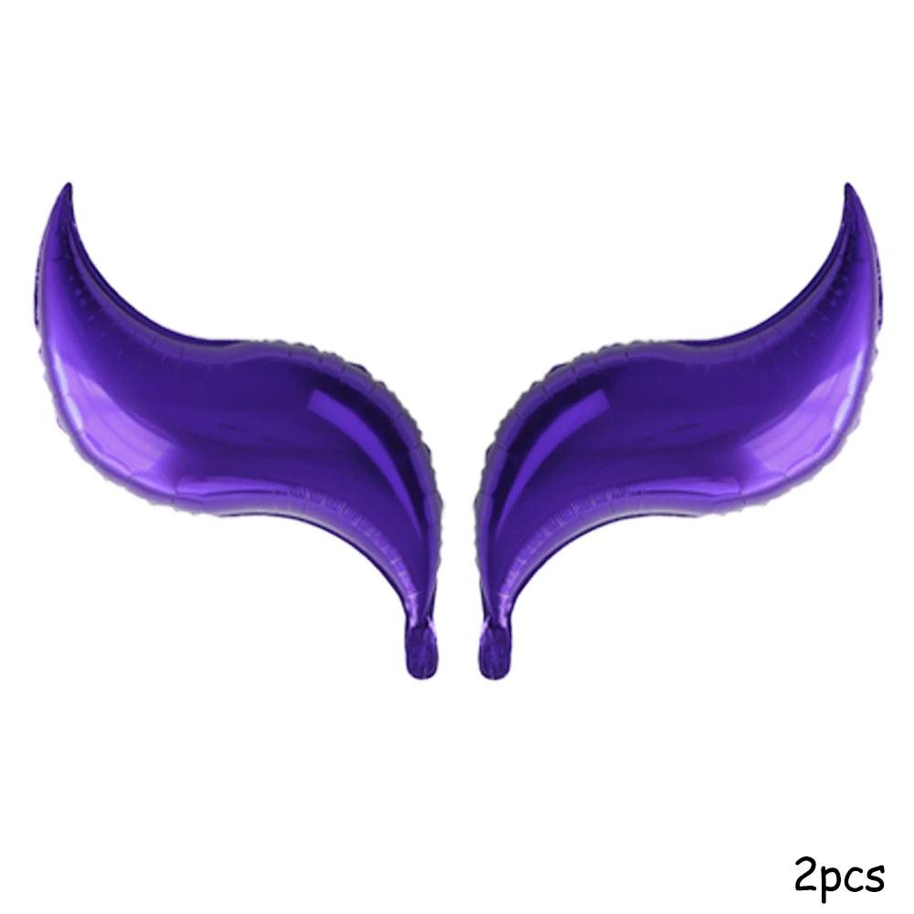 Mermaid Tail Foil Balloons (Set of 2) 2pcs-purple 24inch by HitMyNeed