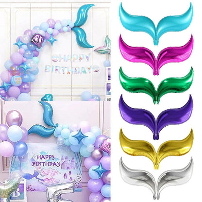 Mermaid Tail Foil Balloons (Set of 2) by HitMyNeed