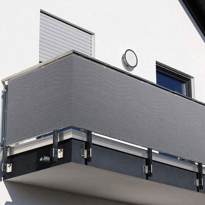 Mesh Balcony Privacy Screen Cover with Rope 90x500cm by HitMyNeed