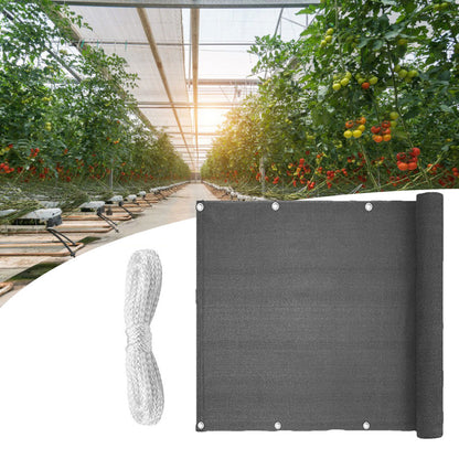 Mesh Balcony Privacy Screen Cover with Rope 90x500cm by HitMyNeed